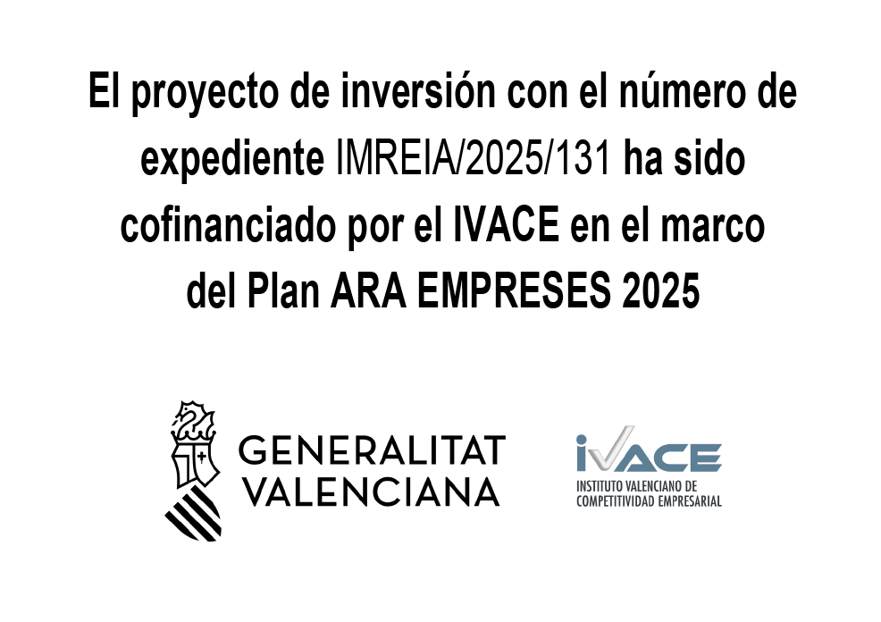 Subvención IVACE metalcudia Subvención ivace